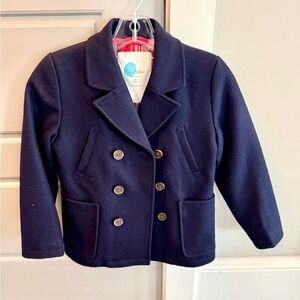 Mini Boden / Navy Blue Kids Peacoat